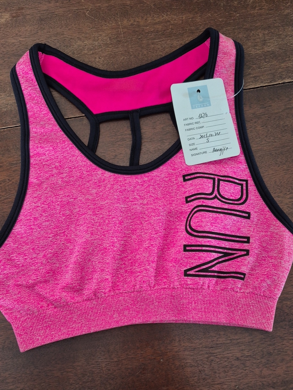 RUN Seamless Sports Bra - Hot Pink